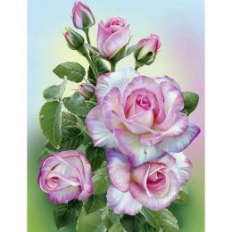 Pierres tombales fleur Rose bricolage broderie croix 11ct Kits couture artisanat ensemble toile imprimée fil de coton décoration de la maison livraison directe