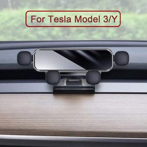 Support de téléphone de voiture par gravité Support de Support de téléphone portable pour Tesla modèle 3 Y 2017 2019 2020 2022 2023 accessoires