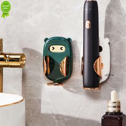 Porte-brosse à dents électrique à détection de gravité, support mural rétractable pour brosse à dents adhésive, fournitures de rangement pour salle de bain