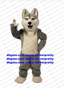 Disfraz de mascota Husky de perro gris, traje de personaje de dibujos animados para adultos, traje para sesión de fotos, Willmigerl, para alquiler CX030