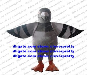 Grijze Duif Duif Vogel Mascotte Kostuum Volwassen Stripfiguur Outfit Pak Grote Grote Opening Nieuwe Business No.7731