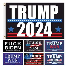 Great 3x5 America ft fait encore un drapeau 2024 Banner électoral américain Donald Trump USA Enseigne Présidents Flags BH7095 TQQ1.31 N S S