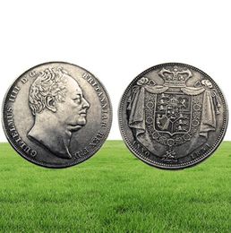 Grande-Bretagne William IV Proof Crown 1831 Copie Coin Home Decoration Accessoires 9849776