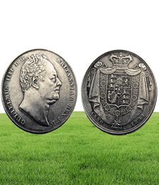 Grande-Bretagne William IV Proof Crown 1831 Copie Coin Home Decoration Accessoires 7852909