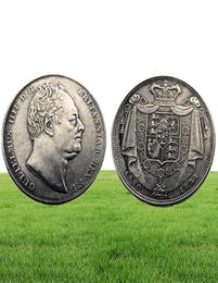 Grande-Bretagne William IV Proof Crown 1831 Copie Coin Home Decoration Accessoires 5123934