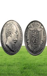 Grande-Bretagne William IV Proof Crown 1831 Copie Coin Home Decoration Accessoires 7954986