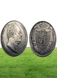 Grande-Bretagne William IV Proof Crown 1831 Copie Coin Home Decoration Accessoires 1999714