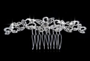 Grand Design feuille forme bandeaux cristal cheveux peignes mariée diadème cheveux bijoux mariage cheveux accessoires 8429702