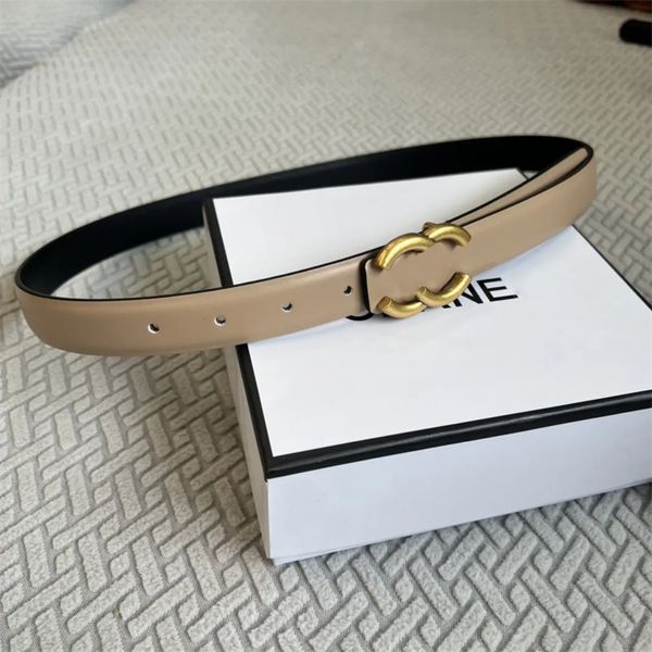 Grand créateur de mode femme ceinture femmes ceinture de mode 2.5 cm largeur 6 couleurs sans boîte avec robe chemise femme designers ceintures