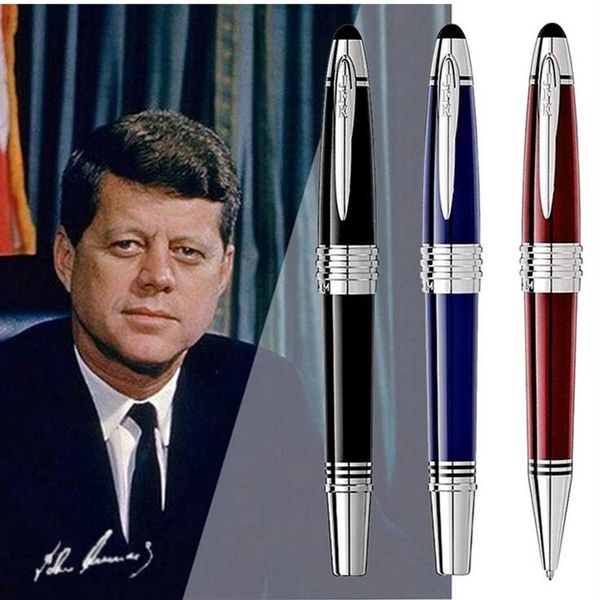 Great John Kennedy stylo à bille roulante en métal bureau école papeterie promotion de luxe écrire recharge stylos cadeaux avec JFK Clip série Nun250F