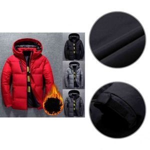 Grand manteau en duvet pour hommes, chapeau détachable, rembourré, veste d'hiver assortie avec tout, manteau d'hiver, G1115