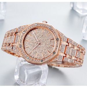 Great Quality Men Designer Wrist-Tatchs Male Fashion Casual Full Full Full Diamonds Box Luxury Dial 40 mm Quartz Watchs NO786