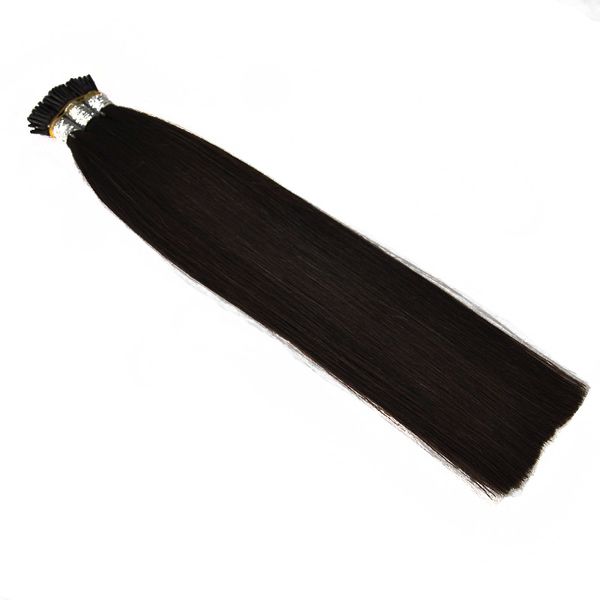 Gran calidad Stick I Tip en extensiones de cabello Cabello humano doble dibujado Pegamentos italianos gratis DHL