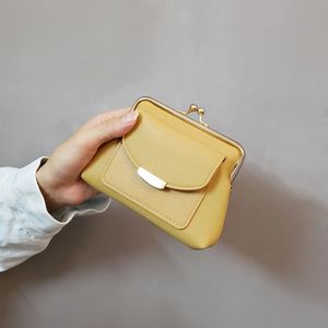 Grote kwaliteit dames designer portemonnees slot dame korte stijl mode casual sleutel nul portefeuilles no758