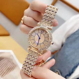 Great Quality Women Designer Montreuse-bracelet Feme Feme Feme Casual Full Full Full Diamonds Box Lady Luxury Calle 34 mm Watchs Quartz NO581