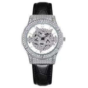 Geweldige kwaliteit dames designer horloges diamanten leven waterdicht 30m met doos dame luxe wijzerplaat 40mm quartz lederen band horloges no482