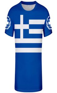 Camiseta para hombre de Grecia, camiseta personalizada con nombre y número grc, bandera de la nación, logotipos griegos del país, estampado po word, ropa 5138950