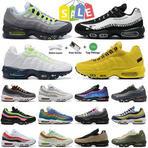 Greedy 3.0 Sports 95s hardloopschoenen NYC Taxi Neon 95 Khaki Total Orange Dark Driftwood Kim Jones Black Sketch Sequoia Womens Heren Sneakers Trainers Maat 12