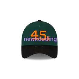 Verde 45s hombres Sombrero deportivo plano Nueva gorra de béisbol ajustable unisex para hombre adulto bordado Envío gratis en venta