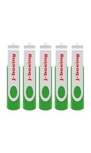 Groen 5PCSLOT 1G 2G 4G 8G 16G 32G 64G Roterende USB Flash Drives Flash Pen Drive Hoge Snelheid Memory Stick Opslag voor PC Laptop Mac2951223