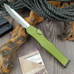 Cuchillo plegable verde grande D Bugout AXIS, mango de aluminio, hoja D2 de bolsillo/supervivencia/cuchillo EDC 537GY C07, cuchillos tácticos