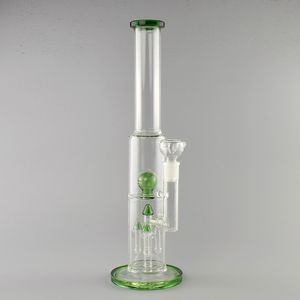 La cachimba verde de Perc de los filtros del cohete 17-inch Bong - diseño único para fumar