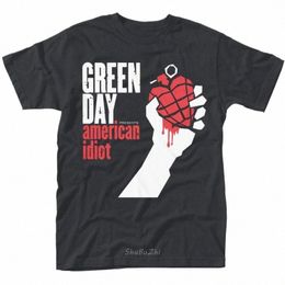 Green Day 'AMERICAN IDIOT ALBUM COVER' T-SHIRT - Nuevo y Oficial hommes cott t-shirts marque d'été t-shirt taille européenne sbz3330 t8rG #