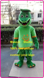Disfraz de dinosaurio dragón verde, disfraz de mascota dino, disfraz de fantasía personalizado, kit de anime, disfraz de Carnaval con tema de mascota 40997