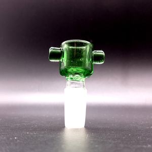 Groene Glazen Bowl Slide Met Ingebouwd Scherm 14Mm 18Mm Mannelijke Rookaccessoires Voor Hand Pieps Dab Rigs