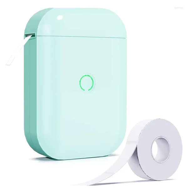 Máquina fabricante de etiquetas verdes con cinta D11 Pro, impresora Bluetooth, pegatina pequeña para organizar almacenamiento y oficina