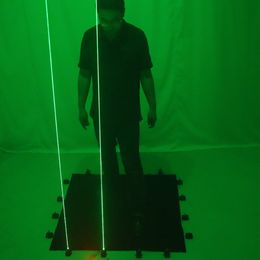 Mat de danse laser vert LED Small Luminal Stage, Laser Rain Northern Lights Performance Performance Lighting Accesstes