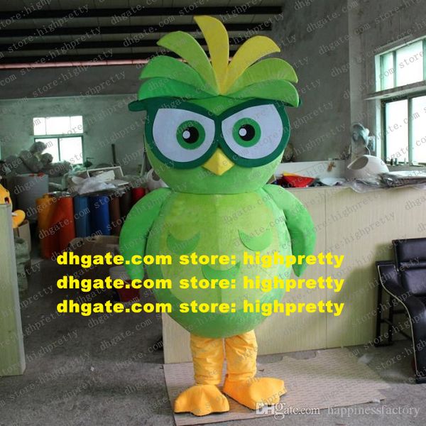 Costume de mascotte hibou vert Costume de personnage de dessin animé adulte Costume planification et Promotion anniversaire de l'activité zz7929