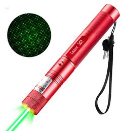 Groene krachtige laser brandende laserpointer Hoog vermogen Laserlicht 532Nm 5MW Zichtbare laserpen Verbrandingswedstrijden