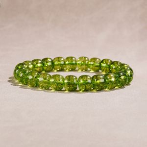 Bracelet de perles élastiques en jade vert Quartzose pour bracelets de créateurs unisexes pour femme bracelet pour femme bracelets pour femmes bijoux de créateur femme bijouxbijoux