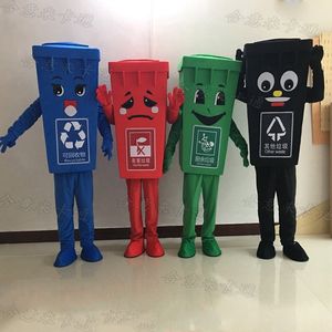 Poubelle verte de recyclage, Costume de Mascotte, taille adulte, poubelle, Costumes d'anime, Mascotte publicitaire, déguisement