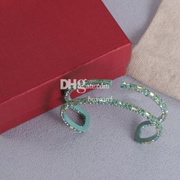 Pulseras de diamantes de imitación de dhindad de rianas diseñadores mujeres pulseras encantadoras con sets de cajas de cumpleaños regalo de Navidad