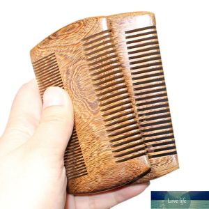 Peignes à cheveux barbe de poche en bois de santal vert 2 tailles peigne en bois naturel fait à la main 1pc vente en gros