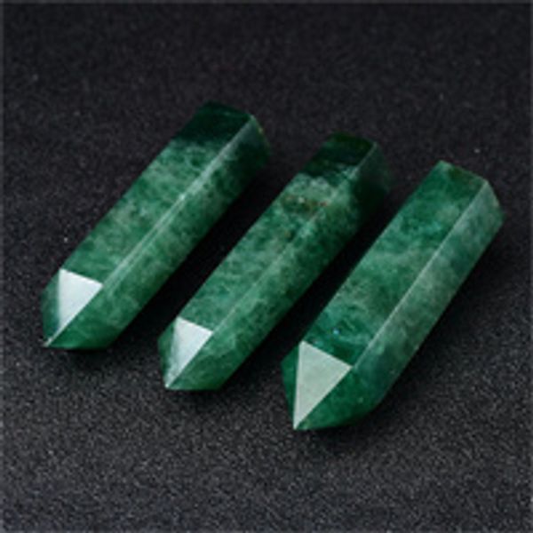 Tour de cristal naturel de Quartz de fraise verte, Reiki, guérison, méditation, spécimen de Chakra, points polis à la main, décoration de chambre, cadeau de Collection