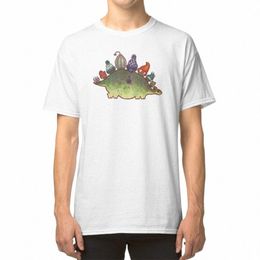 groene Stsaurus Derposaur met hoeden T - shirt dinosaurus Derposaur Stsaurus hoed sok brei schattig reptiel winter T5ZK #