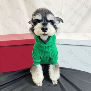 Sweater Green Pet Dog Apparers Designers Pet Sweat-shirt Sweatie Tops Casual Teddy Dogs Pulls Clothing174L