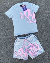 Groen Syna Shirt Syna Central Cee Summer Men T-shirt Set Afdrukken Trendy Synaworld Tracksuitkleding Kortjes Synas Synas Synas Shirts A9