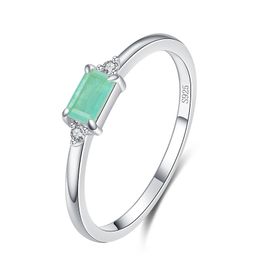 Green Tourmaline Fashion Rings for Women Fine Jewelry Accessories