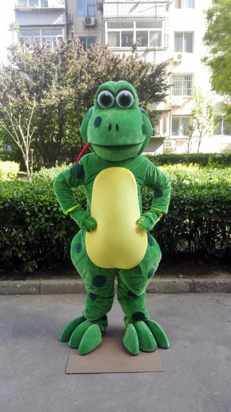 Disfraz de mascota rana de árbol verde, disfraz de fantasía personalizado, kit de anime, disfraz de Carnaval con tema de mascota 41100