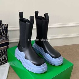 Groene Venetas Grote Botega 16cm Designer Zolen Laarzen Tube Boot Paar Botteega Dikke Familieschoorsteen b Nieuwe 10cm Hoge Versie 22cm IU34