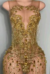Robe de bal courte Sexy en diamant doré, tenue de Cocktail pour fille, tenue d'anniversaire transparente, tenue de Gala, 2024