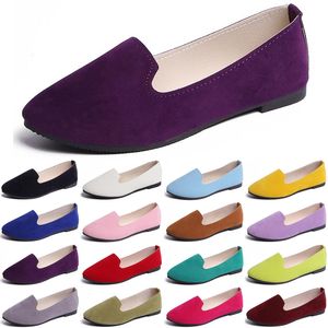 Groene vrouwen Casual schoenen Zwarte Loafers Outdoor Flat Slip On Fashion Dames Trainers Sneakers Maat 36-42 Color6737 Fashi S525 S
