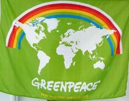 drapeau Greenpeace 3x5ft 150x90cm ventilateur d'impression en polyester suspendu drapeau haute quantité avec œillets en laiton 5721821