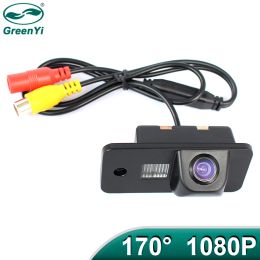 Greenyi 170 degrés 1080p AHD Véhicule Special View View Camera pour Audi A3 S3 A4 S4 A6 A6L S6 A8 S8 RS4 RS6 Q7 Trajectoire automobile