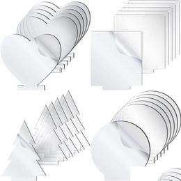 Cartes De Voeux 10 Pcs Effacer Acrylique Led Night Light Panel Bureau Diy Carte Vacances À La Main Cadeau 2Mm Panneau Blanc Décoration De Fête Dro Dhvjp