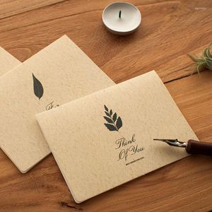 Cartes de voeux 1 pièces rétro bricolage papier Kraft blanc Mini fenêtre enveloppes Invitation de mariage enveloppe cadeau